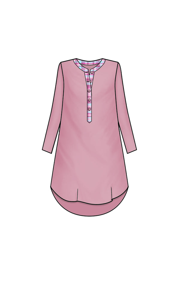 CAMICIA DA NOTTE IN CALDO COTONE FRANCESINA